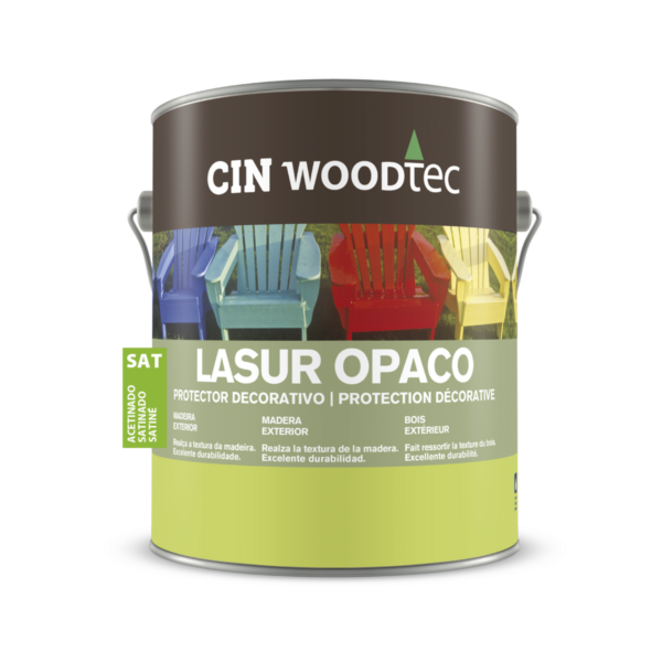 CIN - Woodtec Lasur Opaco (Branco)