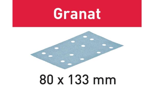 Folhas De Lixar Stf 80x133 Gr/50 Granat