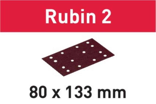 Folhas De Lixar Stf 80x133 Ru2/50 Rubin 2