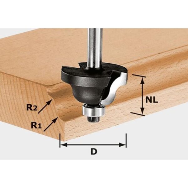 Fresa De Raio Duplo Hw S8 D31,7/R4/R4