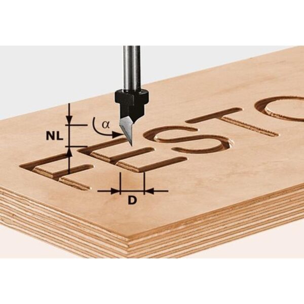 Fresa De Carateres Hs S8 D11/60°