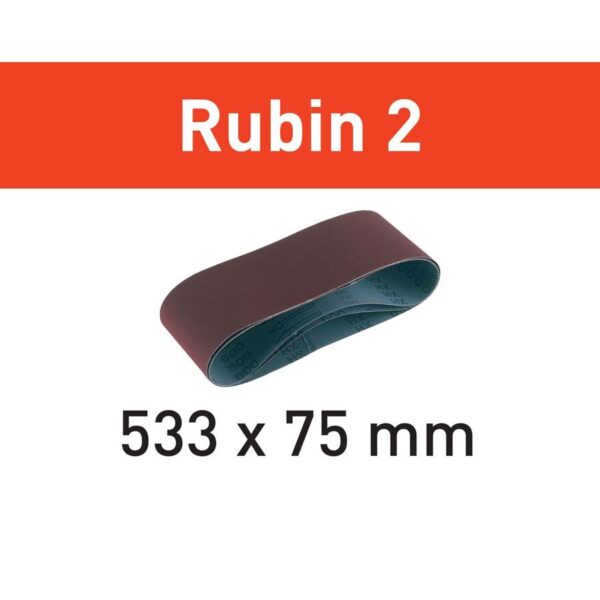 Cintas De Lixa Bs 75 L533x 75-Ru2/10 Rubin 2