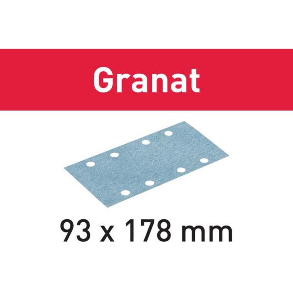 Folhas De Lixar Stf 93x178 Gr/50 Granat